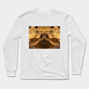 Abstract stretched pig snout on cave wall Long Sleeve T-Shirt